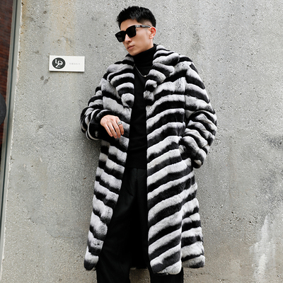 皮毛一体2025新款男皮草外套