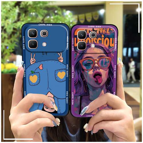 适用infinix Note60/X6879手机壳青春纯色潮流新款动漫数码可爱防尘质感散热软壳硅胶全包边简约趣味卡通情侣