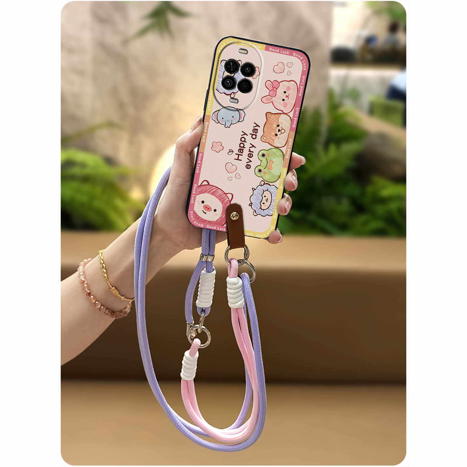 适用华为Nova14活力版手机壳可爱挂绳卡通简约青春数码潮流手提
