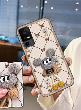 适用TCL 40R/夏普Aquos V6 5G手机壳卡通新款青春散热刺绣动漫3D