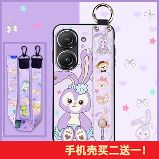 适用华硕Zenfone9/Zenfone10手机壳个性防尘指环情侣青春新款卡通