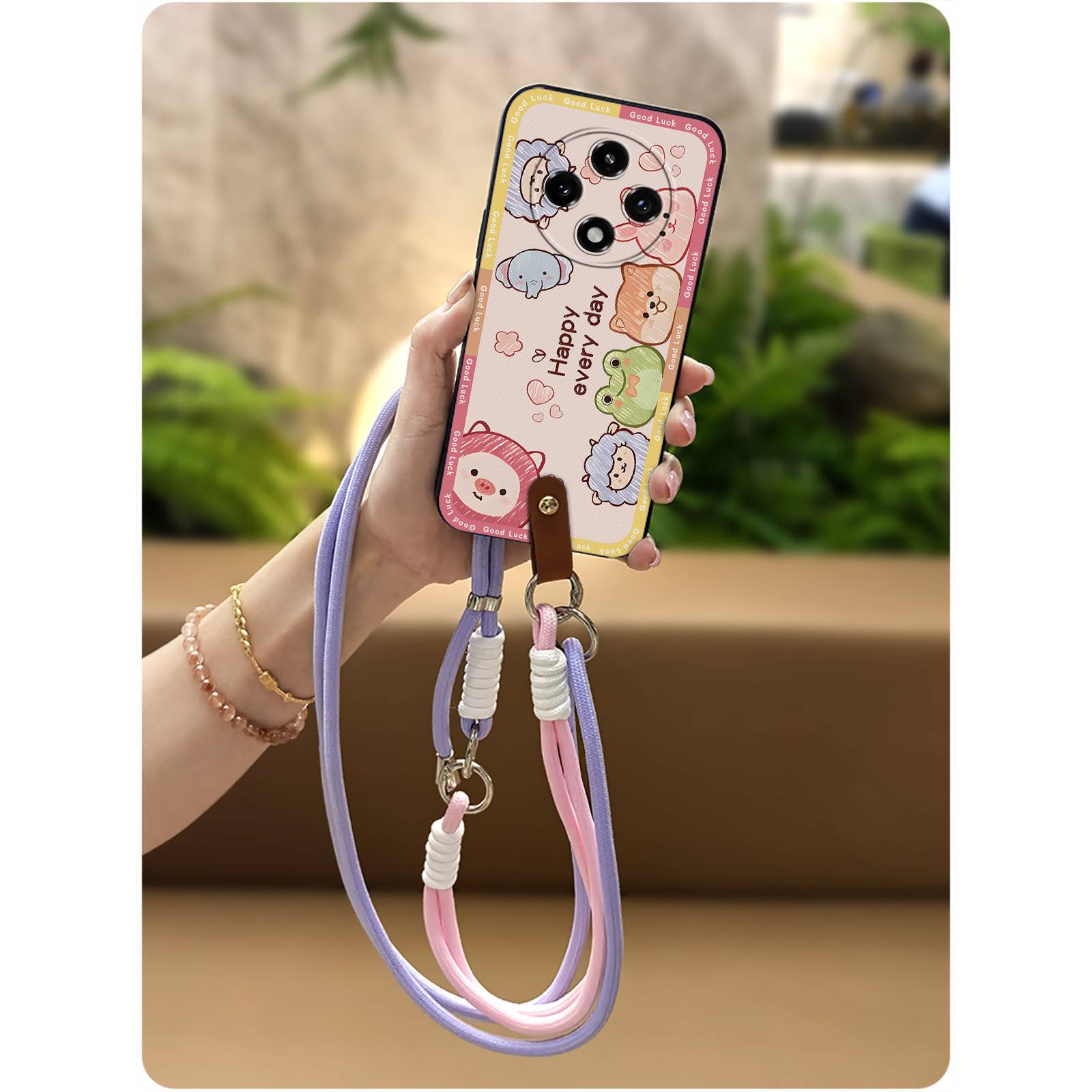 适用OPPO A3 Pro 5G国内版/F27Pro/F27PRO+手机壳双色质感挂脖