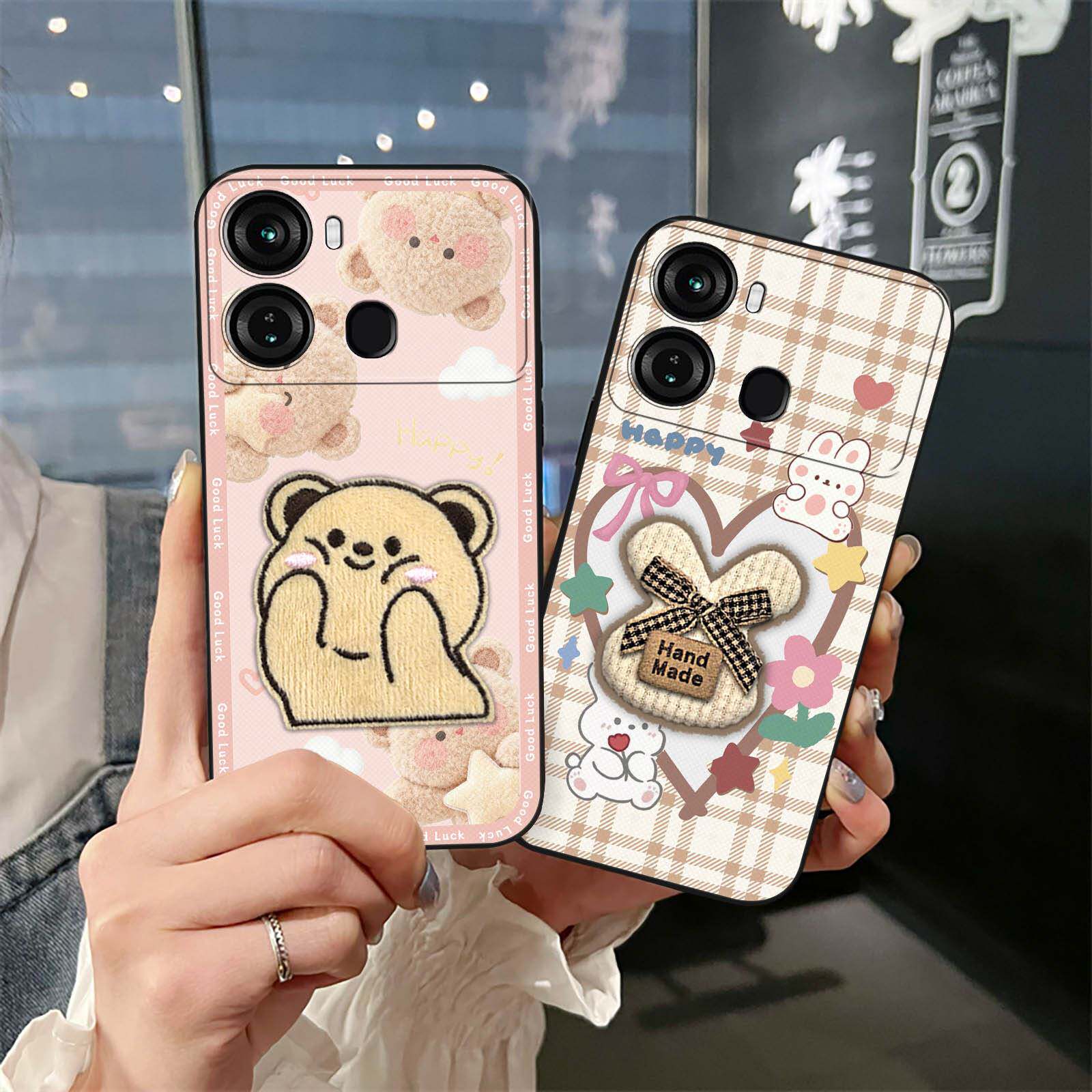 适用Itel P40手机壳个性青春防尘潮流男女款全包边新款纯色趣