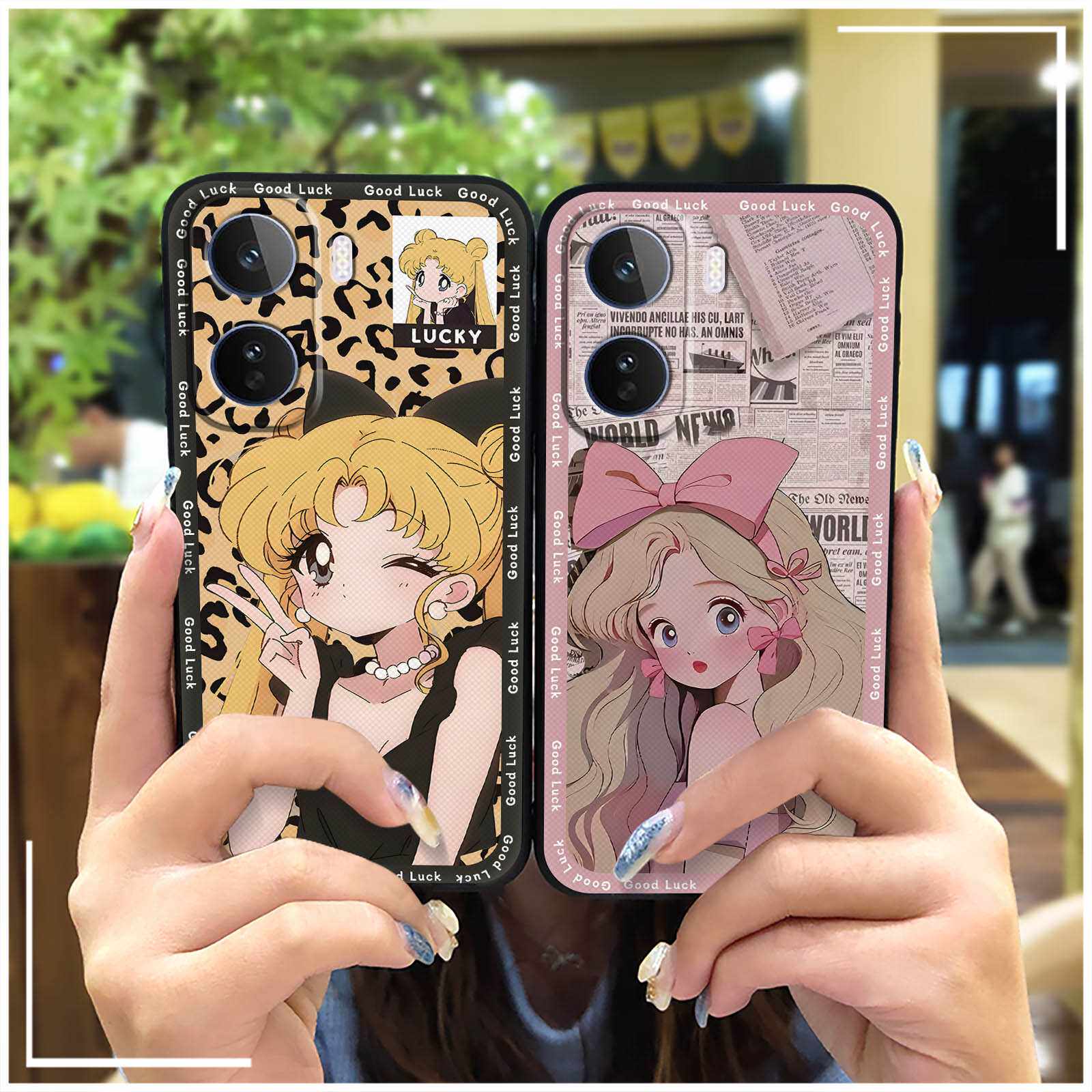 适用VIVO IQOO Neo11手机壳软壳潮流青春涂鸦女趣味全