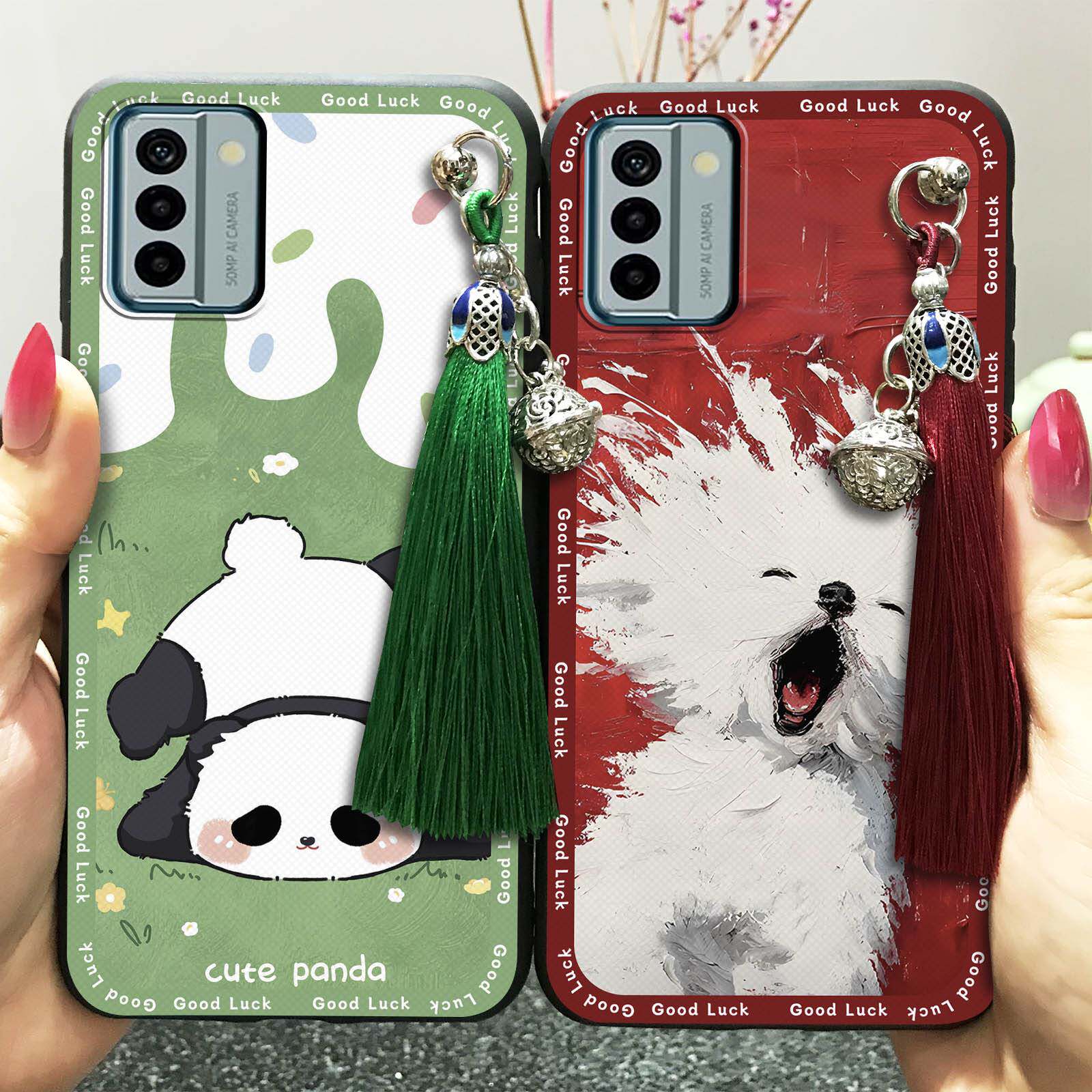 适用Nokia诺基亚G22手机壳潮流流苏女款卡通软壳防尘新款液态