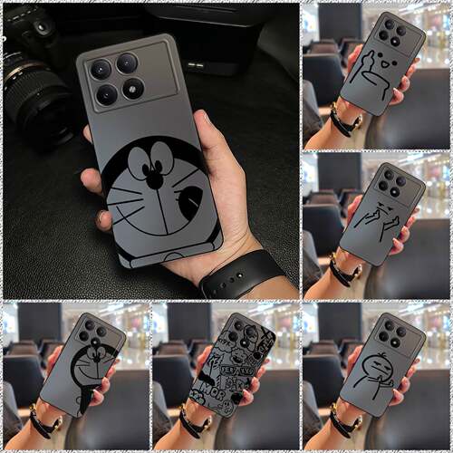 适用红米K70/K70 Pro/小米Poco F6 Pro 5G手机壳全包边硅胶CP数码软壳个性搞怪防尘简约趣味新款奢华可爱潮流