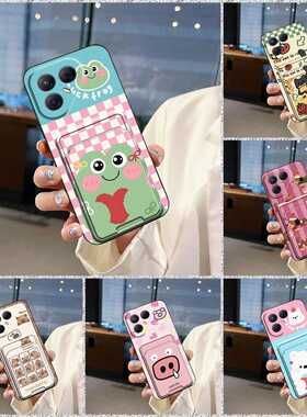 适用Tecno Pova7 5G/LJ7手机壳数码防尘可爱萌宠卡包简约卡套