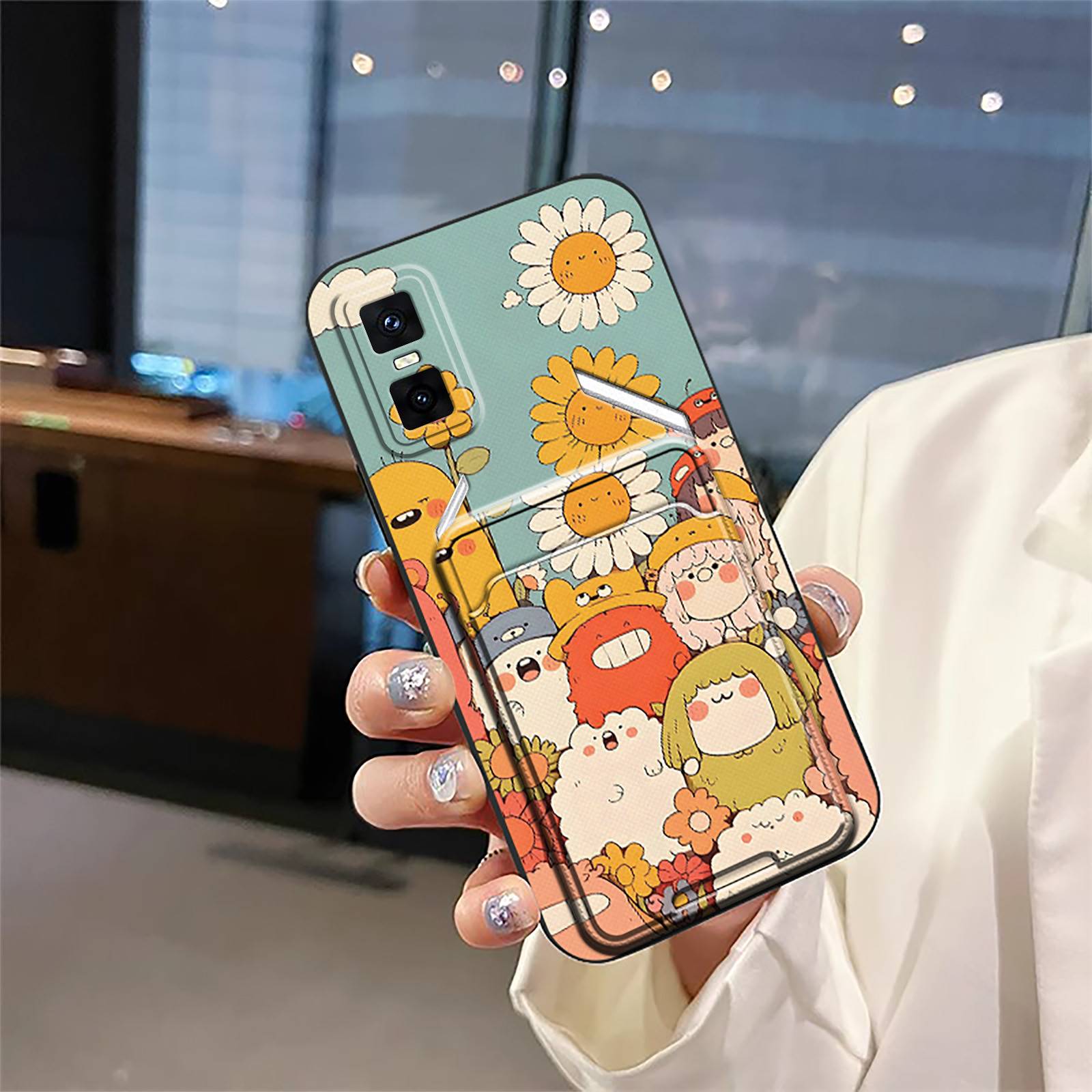 适用infinix GT 30 Pro/X6873手机壳趣味插卡软壳身份证硅胶卡套