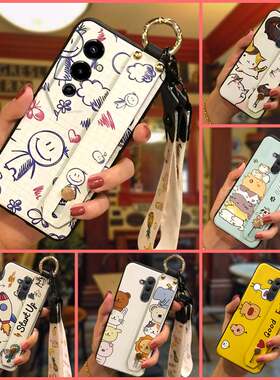 适用Tecno Pova4 Pro/传音LG8n手机壳散热情侣奢华新款搞怪趣味液态潮流腕带软壳简约男女款防尘指环硅胶支架
