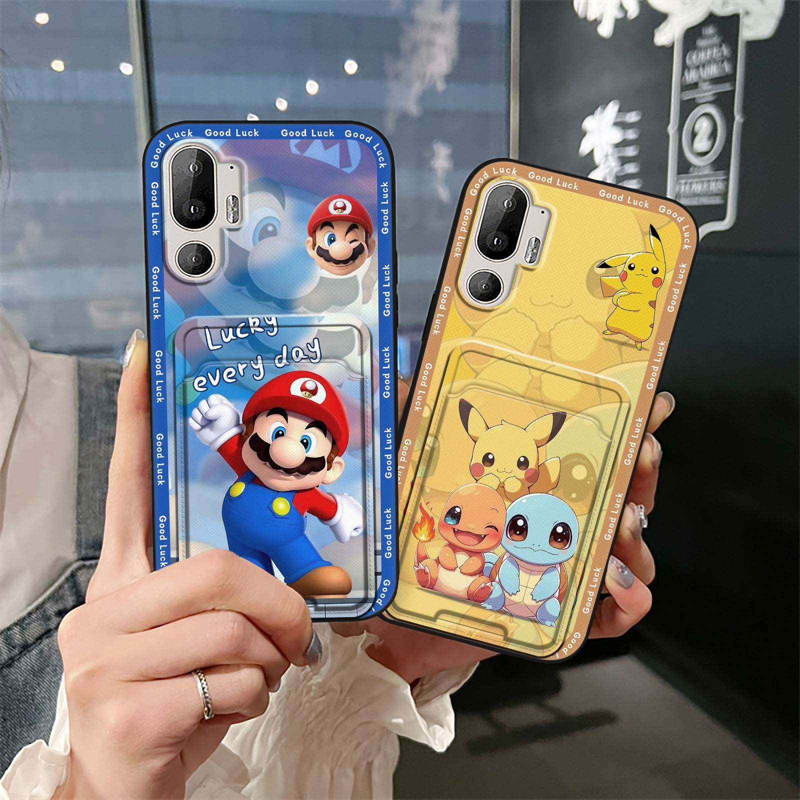 适用HTC U24 Pro手机壳质感潮流防尘卡槽全包边卡套萌宠可