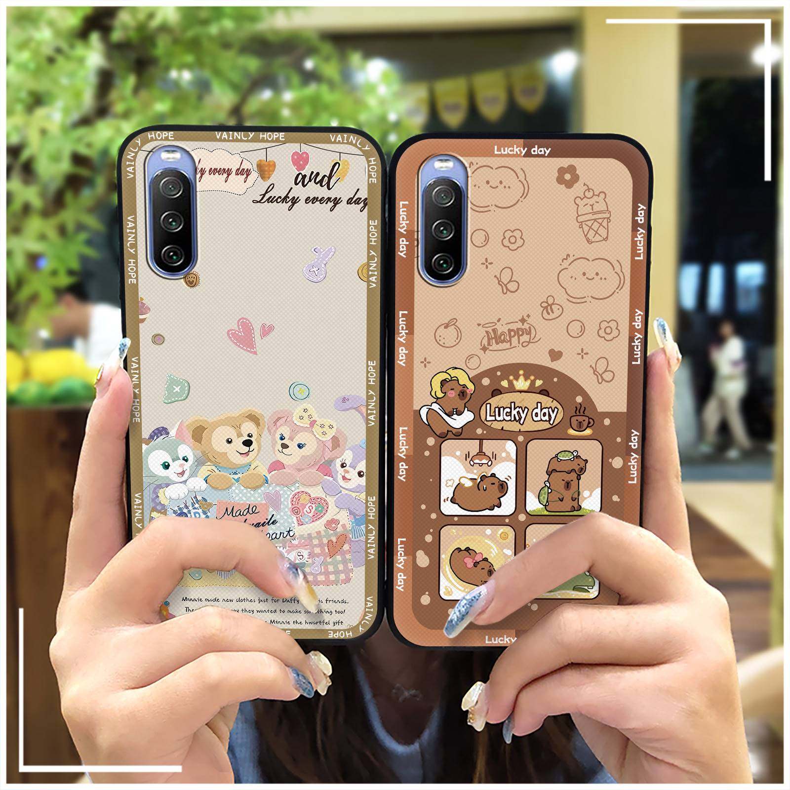 适用索尼Xperia10 iv/PDX-225手机壳女卡通潮流青