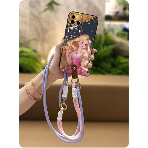 适用VIVO S18 Pro/V30 Pro手机壳散热软壳女款创意卡通双色质感手提简约情侣腕带全包边潮流可爱青春挂脖Q版