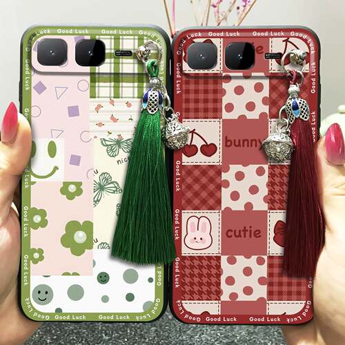 适用infinix Hot60i 5G/X6730手机壳流苏铃铛潮流简约女款散热防尘卡通复古硅胶液态质感静雅古风可爱新款