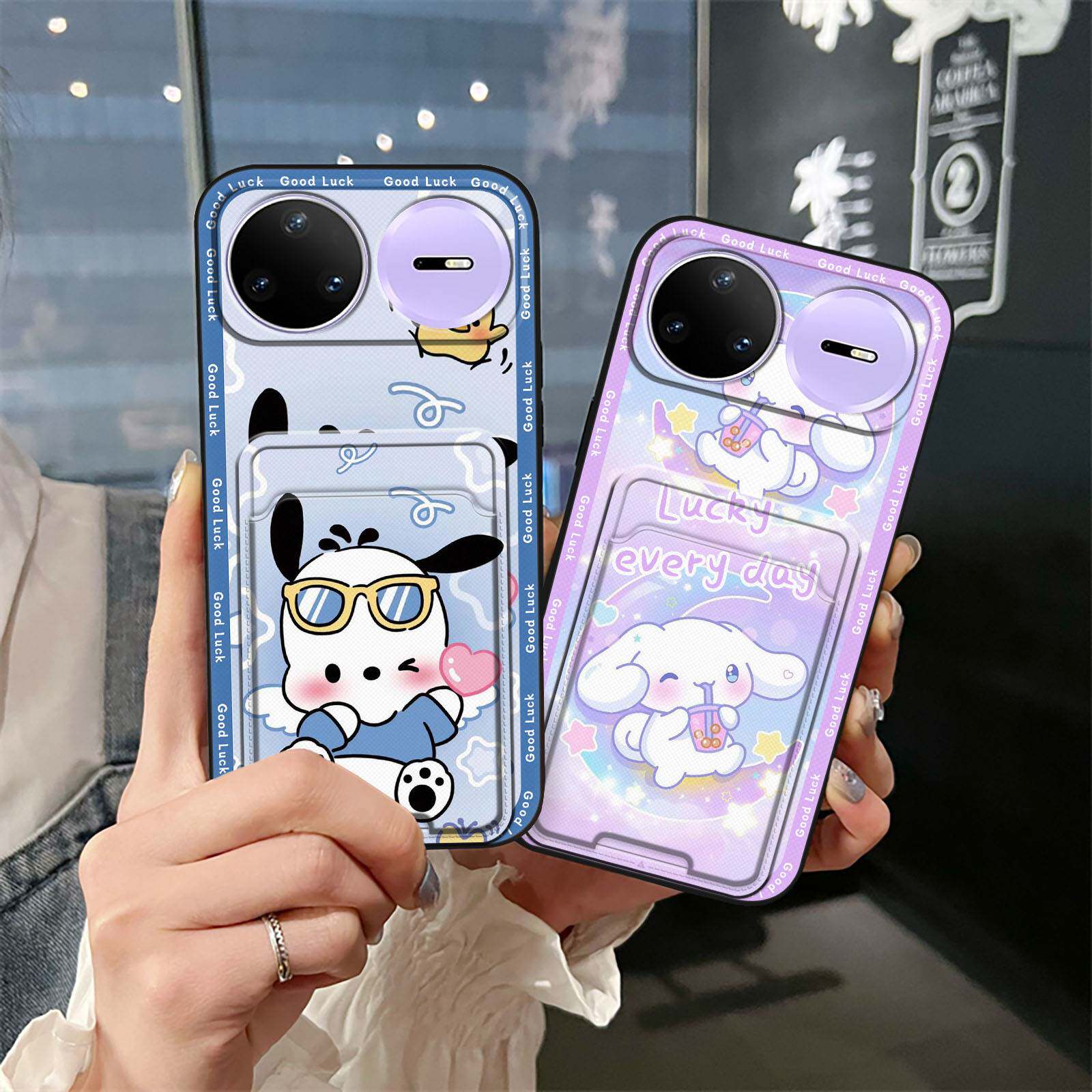 适用华为Nova15 Pro手机壳萌宠插卡创意卡套新款质感青春潮