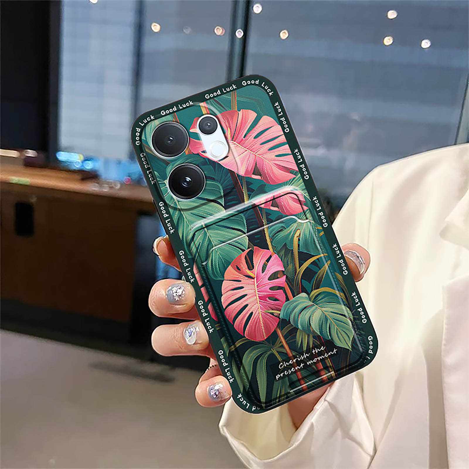 适用VIVO V70 5G手机壳青春卡套创意零钱潮流插卡防尘全包