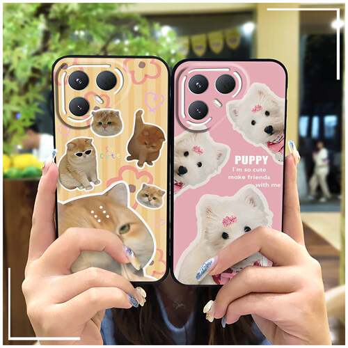 适用Tecno Pova7 Pro 5G/传音LJ9手机壳萌宠防尘数码Q萌CP纯色卡通男女款动漫青春情侣奢华质感新款硅胶个性