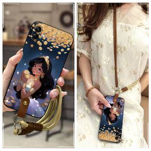 卡通数码 A055F M05手机壳防尘挂绳女款 腕带 F05 适用三星A05