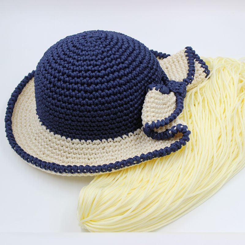 轻体粗冰丝线勾帽子手工编织钩针线勾包坐垫亮丝线夏季凉帽空心线