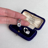 3A活彩锆石裸钻 CnHnOn脂肪商店 转运灵动闪光小耳钉