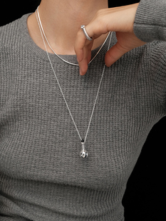 【CnHnOn 脂肪商店】高保色小酒壶小众花瓶简约时髦毛衣链长项链