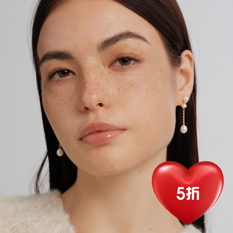 【CnHnOn脂肪商店】小众法式天然珍珠镂空流苏串珠简约质感耳环