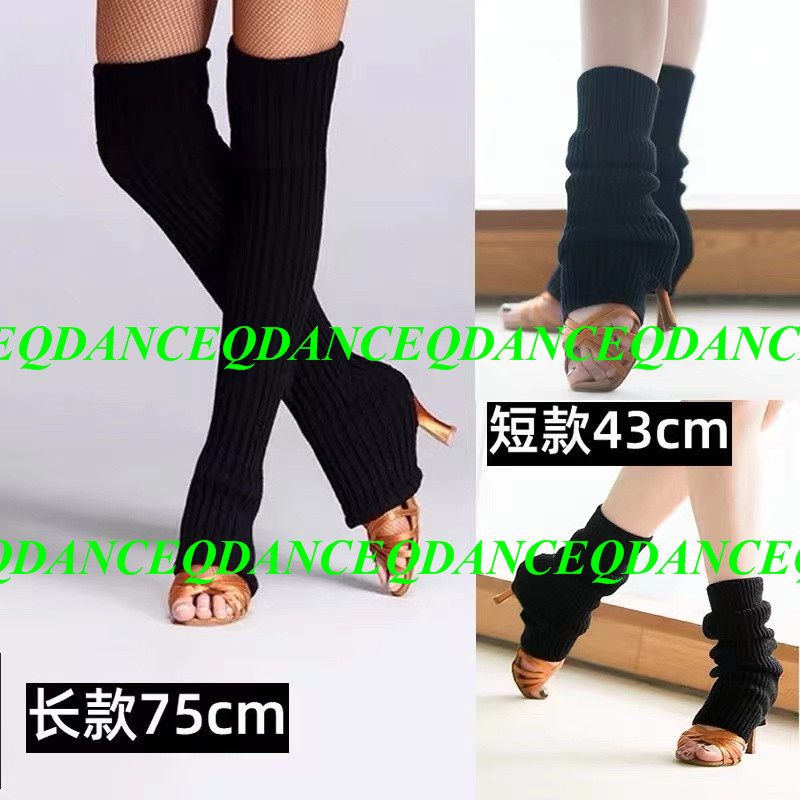 芭蕾舞蹈拉丁舞毛线针织踩脚护脚踝护腿袜套女脚套练功袜腈纶袜子