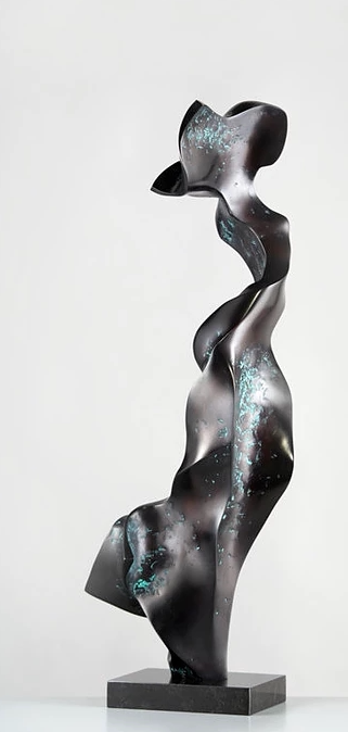 玻璃钢现代酒店家居玄关抽象人物雕塑摆件别墅样板房间软装饰品