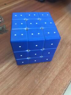 盲人凸点3阶魔方盲人玩具盲人可以玩凸点盲人魔方