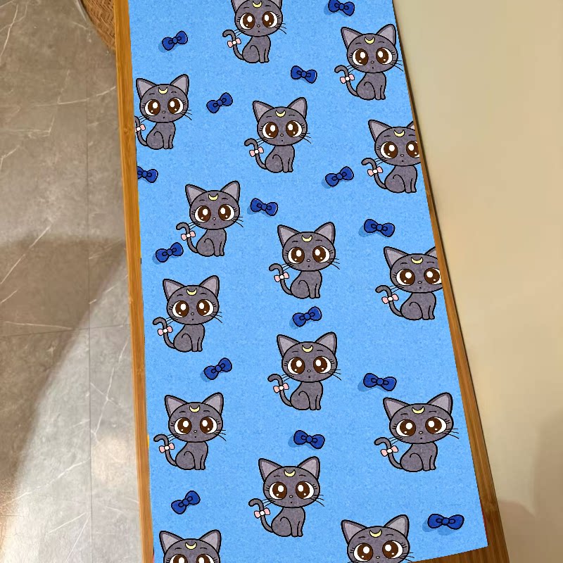 新品猫咪情侣卡通家用洗脸巾吸水柔软运动健身吸汗男女毛巾浴巾