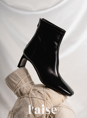 L'aise丨Euterpe Mere 如履平地 意大利进口马油牛皮踝靴短靴女