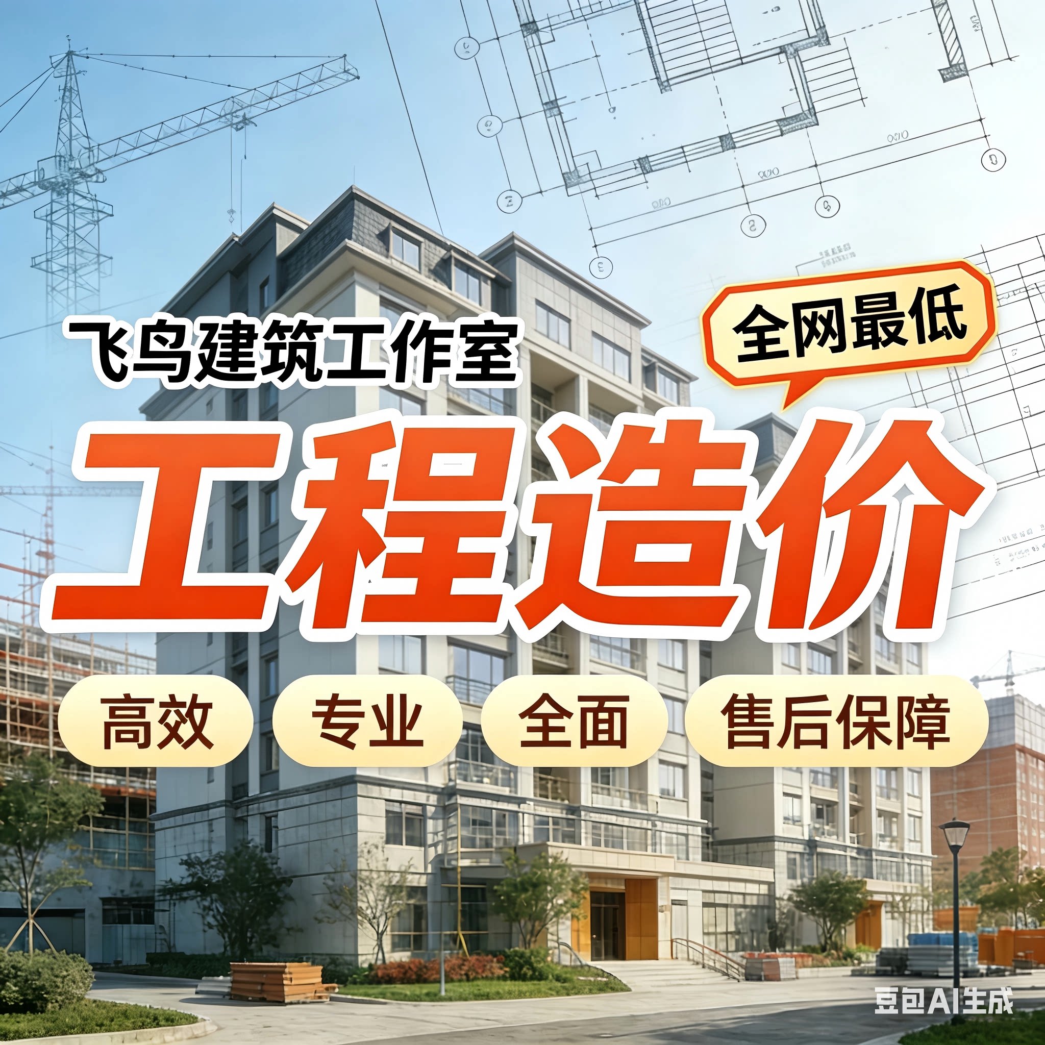 工程造价预算结算建模算量代做户型模型装修水电土建市政套定额图片