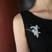 毛衣秋冬别针装 胸针高端精致时尚 手工缠花国风胸花开衫 饰旗袍配饰