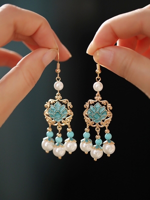 宋代耳环秋冬高级感新中式耳饰