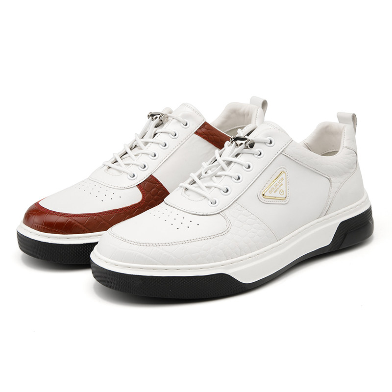 金利来男鞋真皮时尚潮流百搭青春日常休闲鞋子男士皮鞋板鞋正品,流行男鞋,休闲板鞋,淘宝优惠券,粉丝福利购,淘宝优惠卷