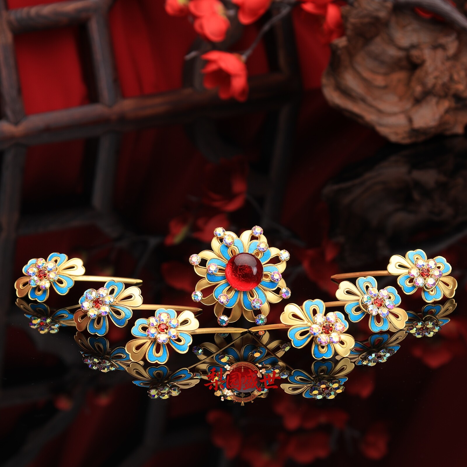 戏曲古装影视点绸六叶泡子
