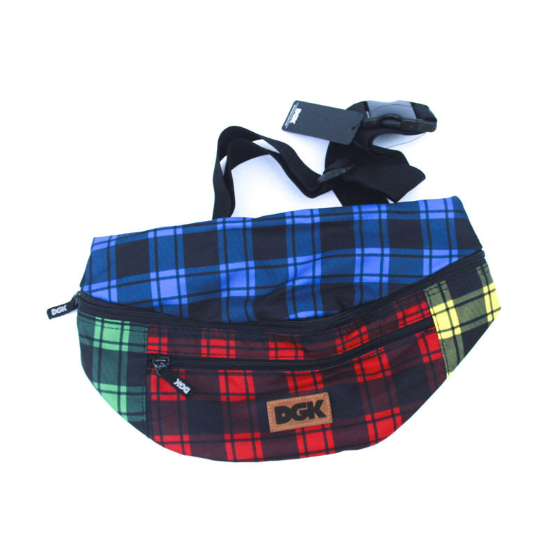 DGK HUSTLE/MISMATCH 格子 腰包 美国进口现货,运动包/户外包/配件,腰包,淘宝优惠券,粉丝福利购,淘宝优惠卷
