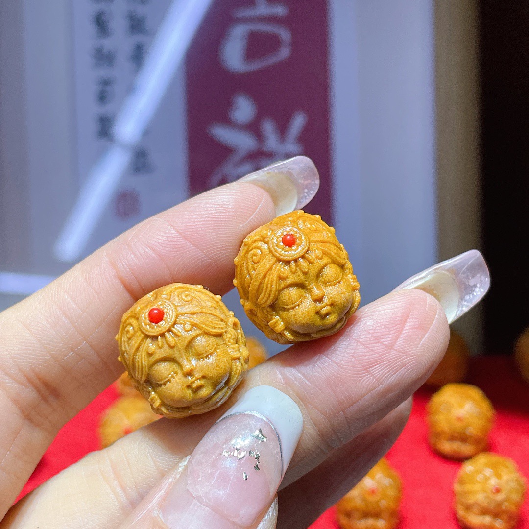 檀香扎基拉姆转运珠diy配件手工编织手绳项链文玩佛珠手串配饰品