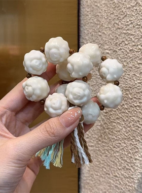 天然象牙果小绵羊手捻DIY配件