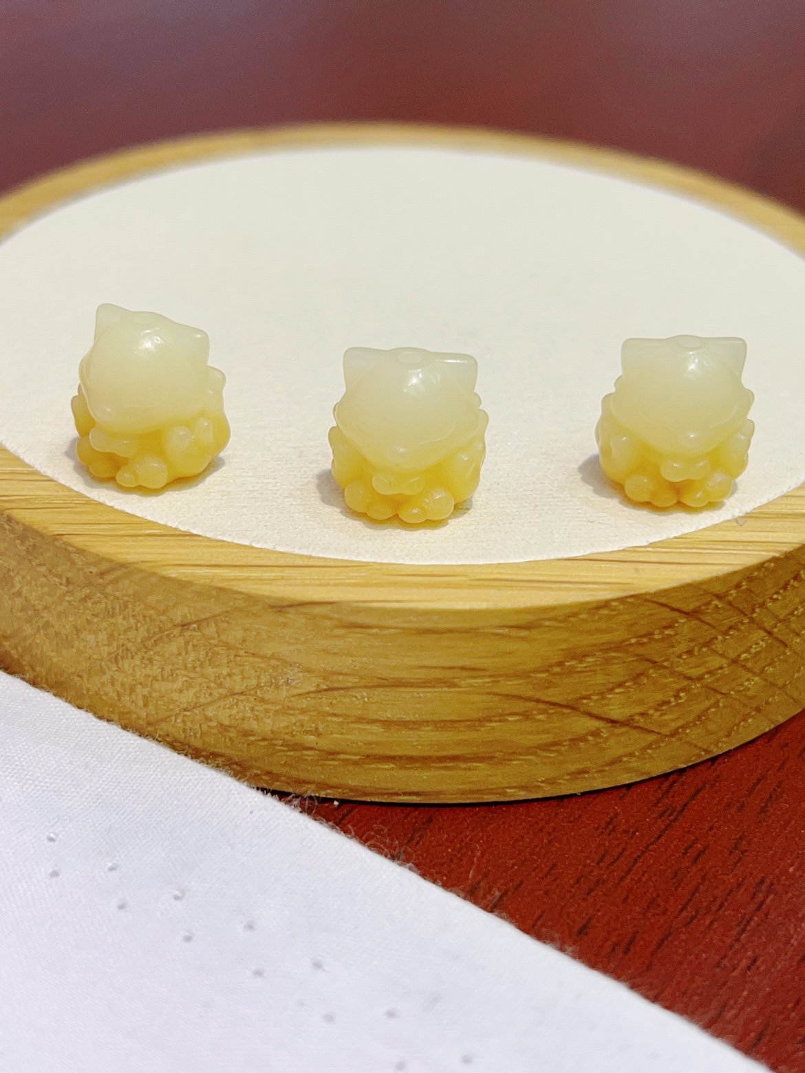 原创手工设计diy文玩佛珠手串项链时尚配件渐变小九尾狐菩提配饰