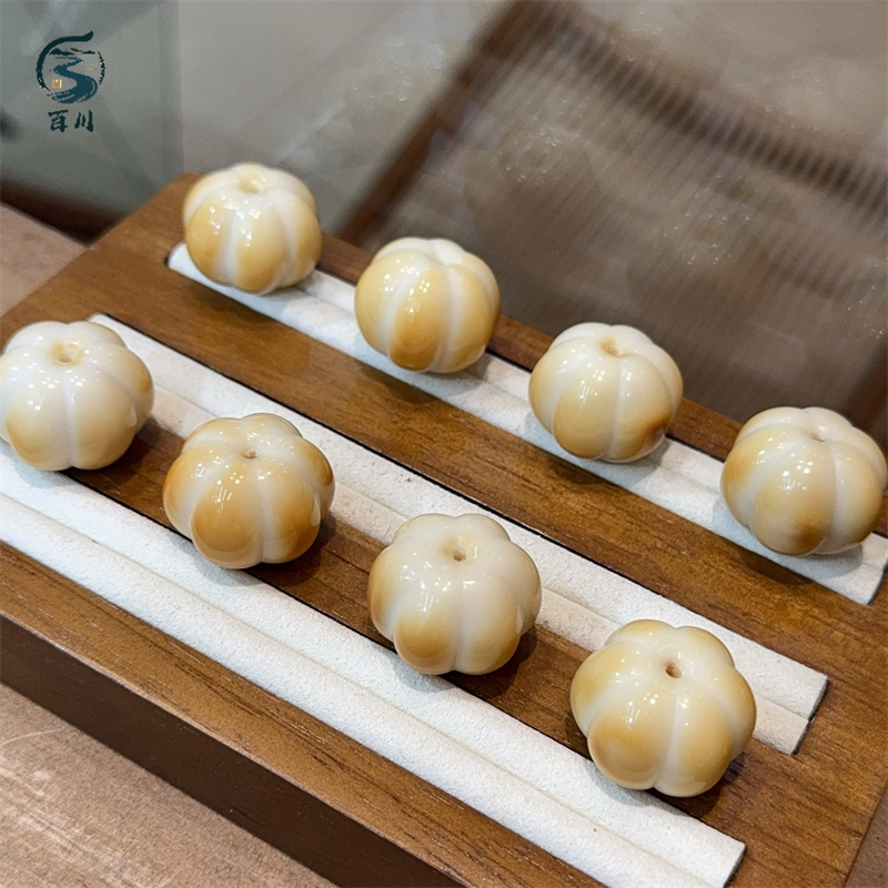 炭烤天然象牙果南瓜珠diy手工编织手绳项链文玩手串配饰串珠隔珠,饰品/流行首饰/时尚饰品新,其他DIY饰品配件,淘宝优惠券,粉丝福利购,淘宝优惠卷