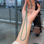 菱镁矿小米珠2.5毫米diy配件手工编织手绳项链文玩佛珠时尚 配饰品