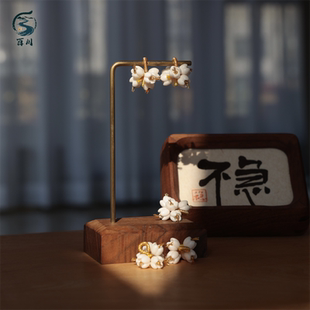 驼骨桂花小提溜diy手工编织手绳项链文玩手串时尚配饰串珠隔珠