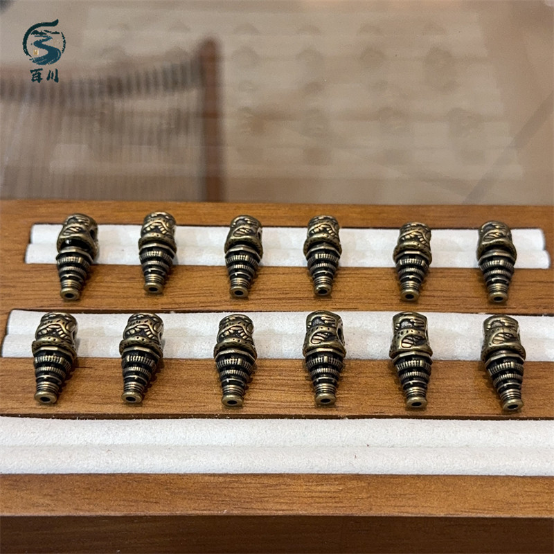 纯铜虔诚之塔三通套装diy配件手工编织手绳项链文玩串珠手串隔珠