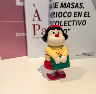 呆萌歪头技兰胖妹胖虎可爱手办潮玩摆件桌面装 饰2