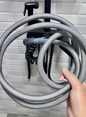 编织浴霸尼龙绳防缠绕淋浴管冷热大口径大流量花洒通用洗澡水管