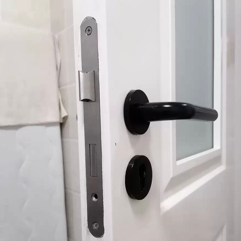 房间双快门锁防火门锁专用分体锁双活锁体72系列智能锁大门指纹锁图片
