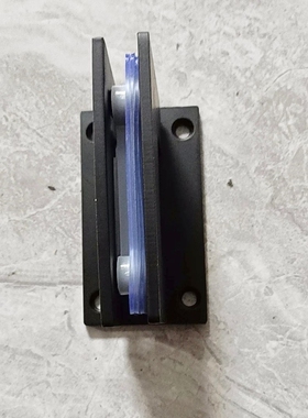 无框180度哑黑折页加厚浴室夹铰链90度玻璃门淋浴房合页玻璃门夹