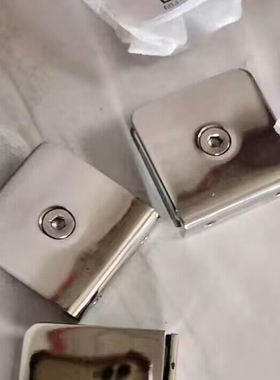 浴室玻璃固定夹隔断90度固定码淋浴房304不锈钢亮光180角码连接件