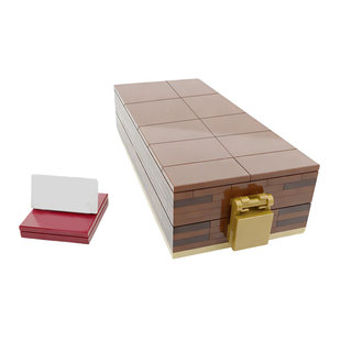 KTmocs高砖零件 德克斯特·摩根的奖杯盒 小颗粒拼装积木创意礼物