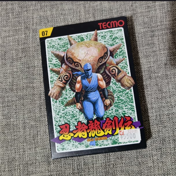 美品 FC 忍者龙剑传 红白机主机用 正版游戏卡带 任天堂